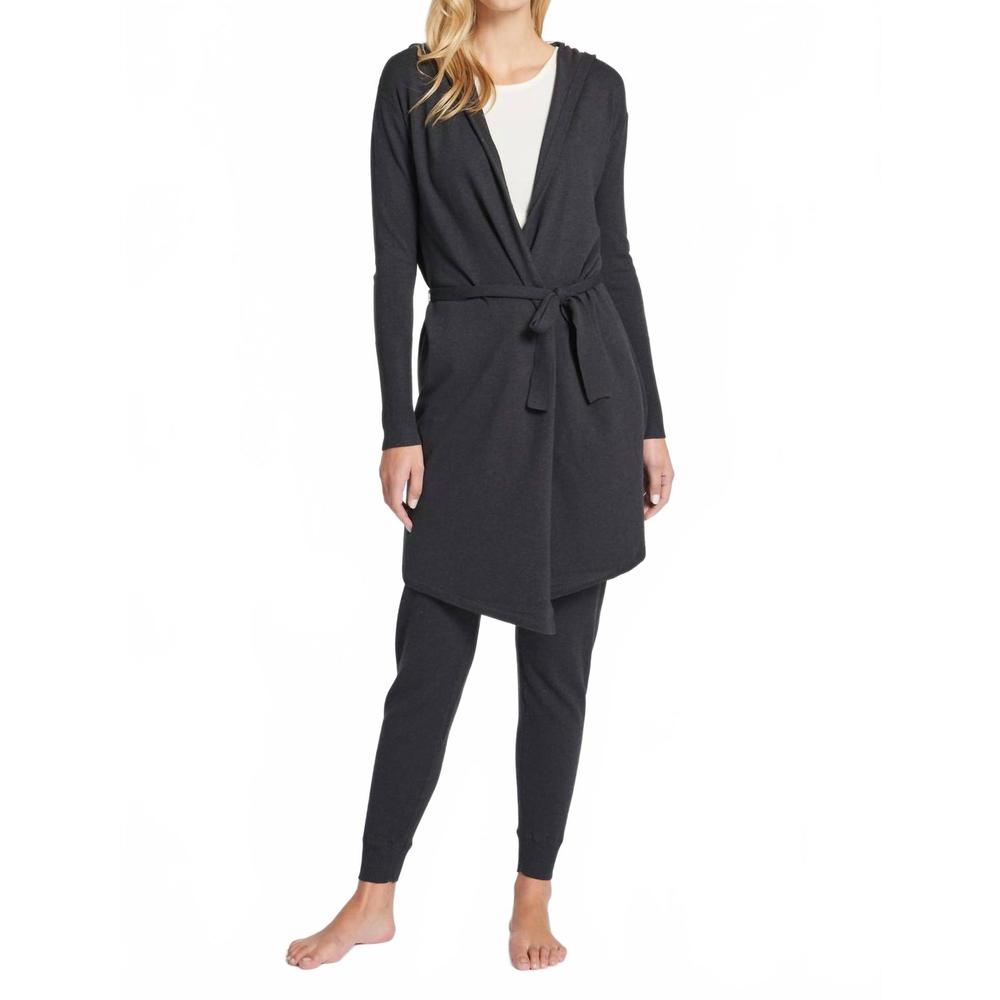 NEW LEIMERE palm springs cardigan in charcoal